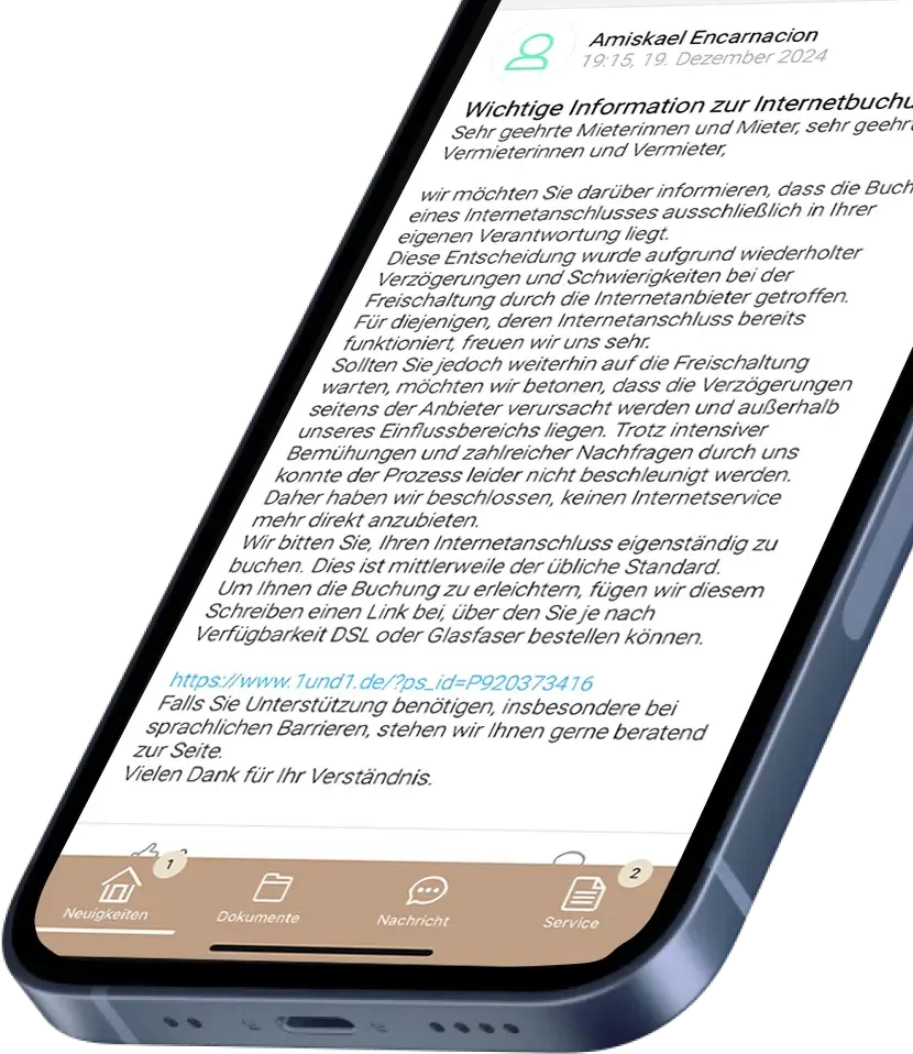 L&E Investment I-Miet App Back